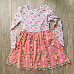 Matilda Jane Ring of Flowers Knit Dress sz 8